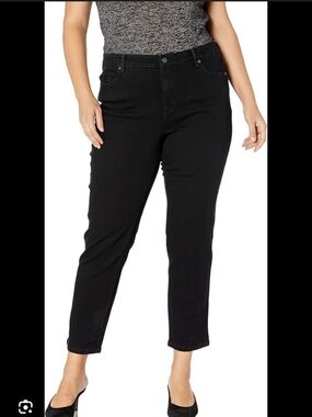 Gloria Vanderbilt Black Ankle Jeans - Slim Cropped Fit